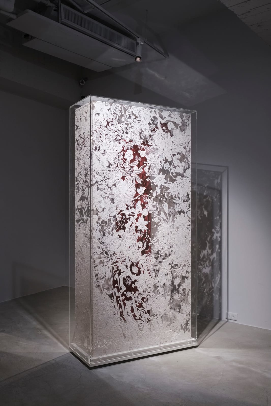 大卷伸嗣, 《迴響- 水晶計畫 紅色洋裝》Echoes Crystallization-Red Dress, 2014