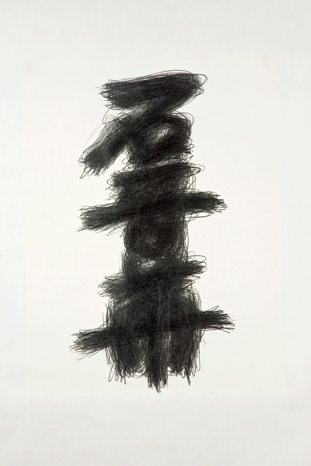 石晉華, 《走筆#98 (石晉華三字-重複草書書寫)》 Pen Walking #98, 2011