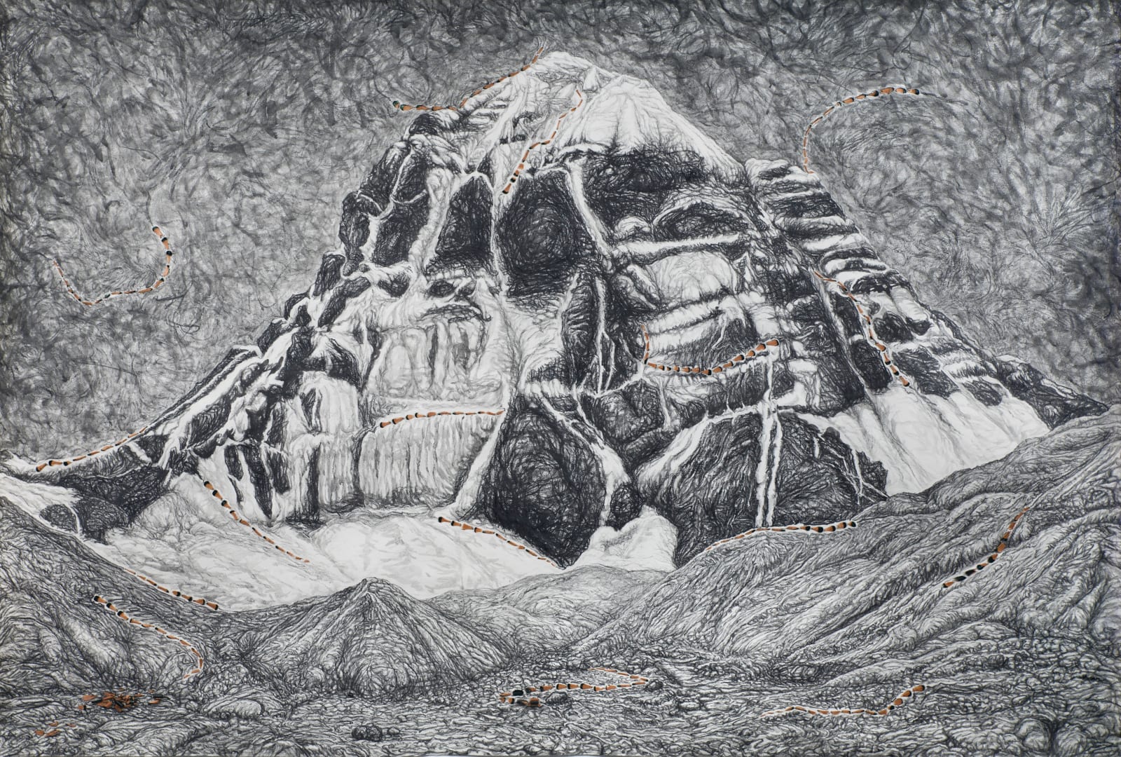 石晉華, 《走筆#180》 Pen Walking #180, 2015 - 2022