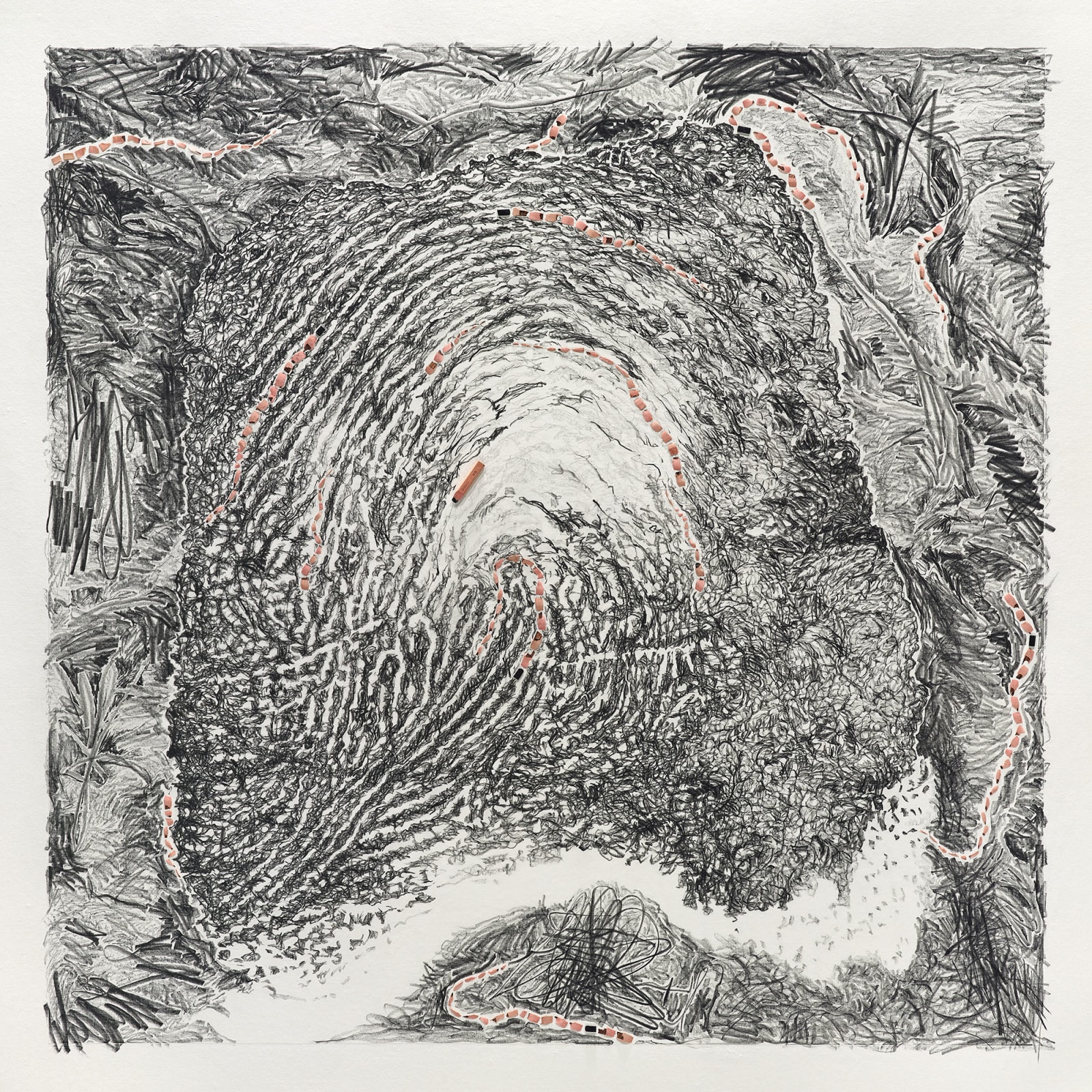 石晉華 , 《走筆#167》 Pen Walking#167, 2014-2019