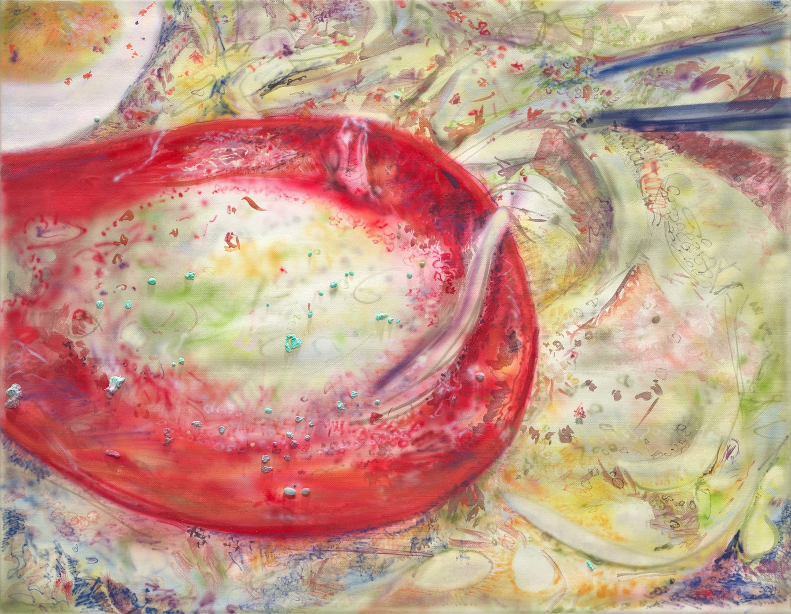 周楷倫, 《有溏心蛋的拉麵》Ramen Noodles with Coddled Egg, 2024