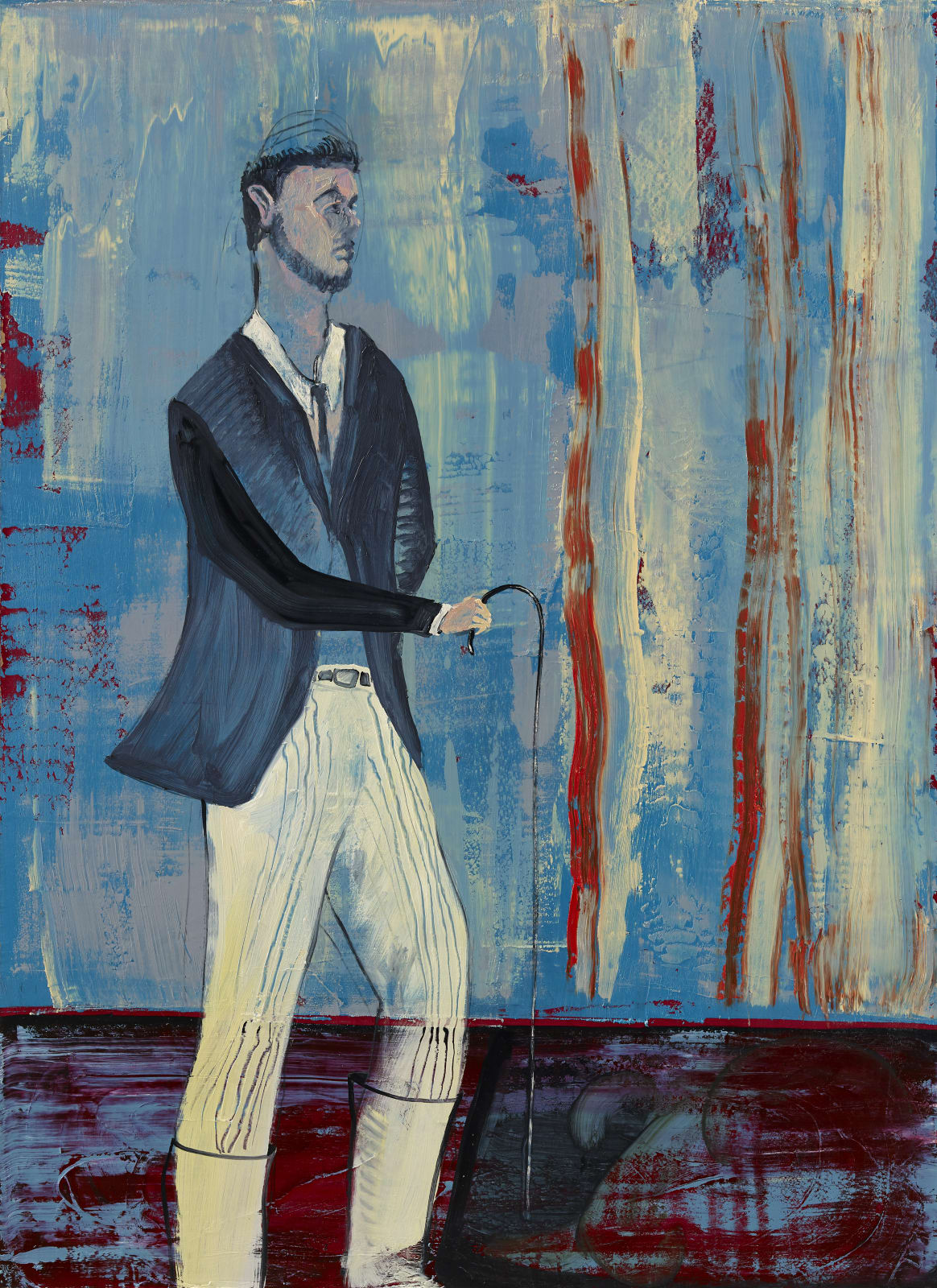 黨若洪, 《持拐棍的青年》 Youth with a Walking Stick, 2017