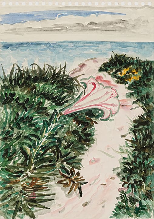 林銓居, 《山花爛漫的小路》Small Trail Through Blossoming Mountain Flowers, 2023