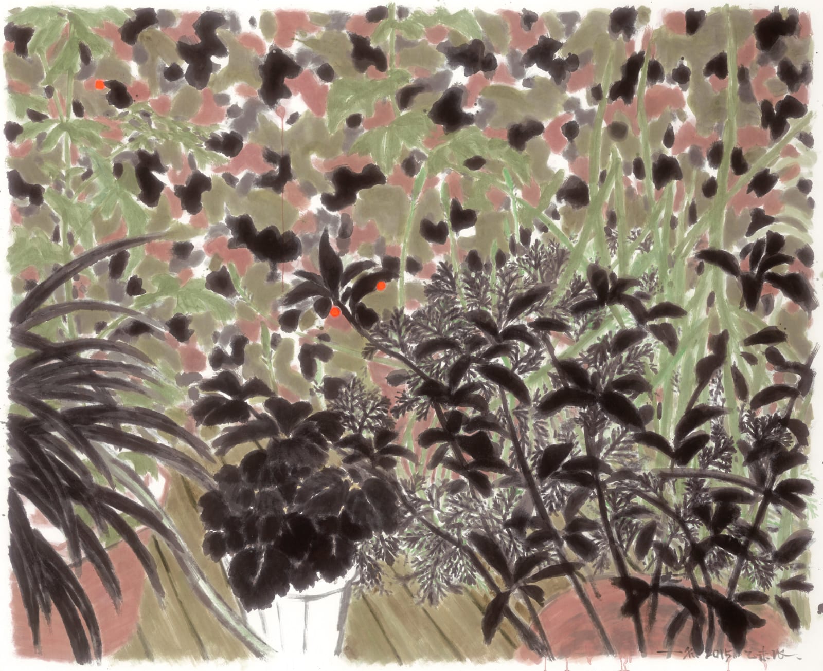 鄔一名, 《陽台上的風景》 The Landscape on the Balcony, 2017