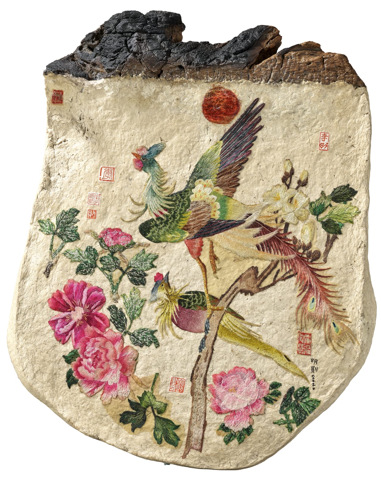 李明則 , 《鳯凰春意鬧》 Phoenix Horseplaying in Spring, 2020