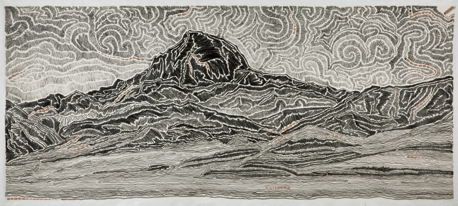 石晉華, 《走筆#112 》 Pen Walking #112, 2011