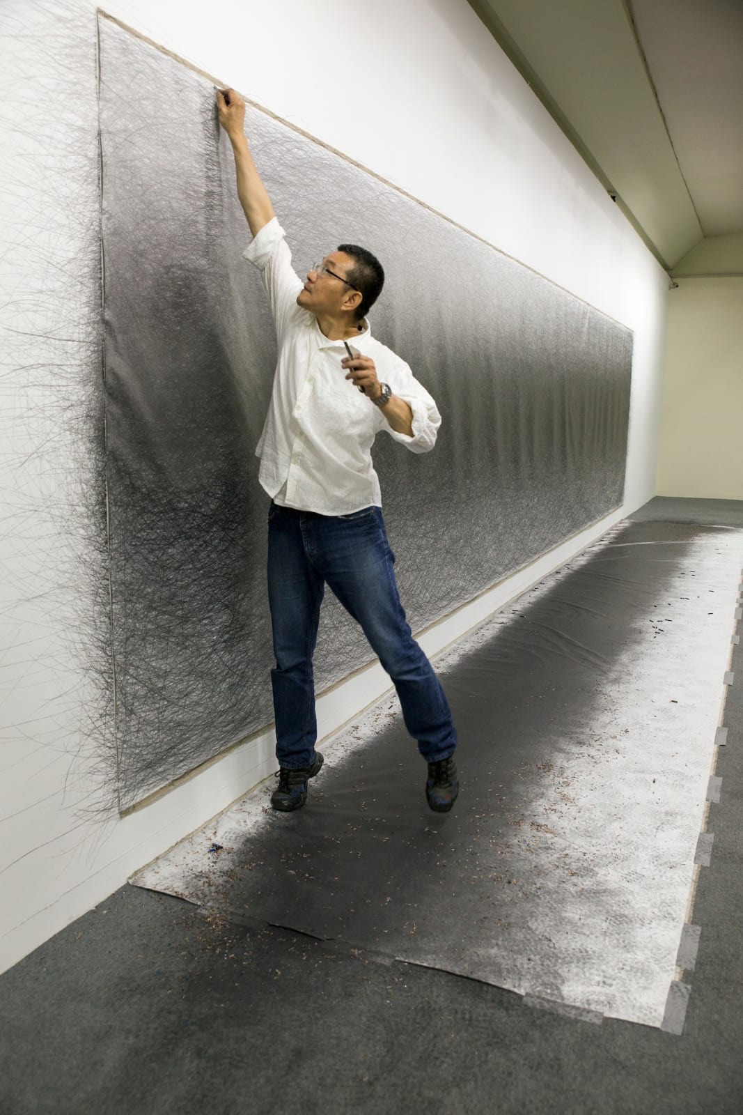 石晉華, 《行路一百公里》 A Walk of 100 Kilometers, 2012 - 2017