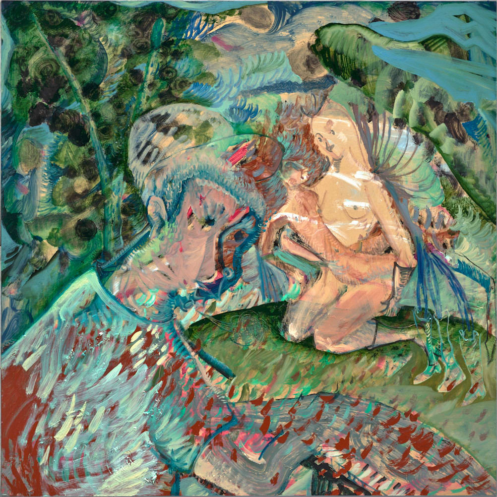 黨若洪, 《森林裡的爵士樂手&聖母子》Jazzman in the Forest & Madonna and Child, 2023