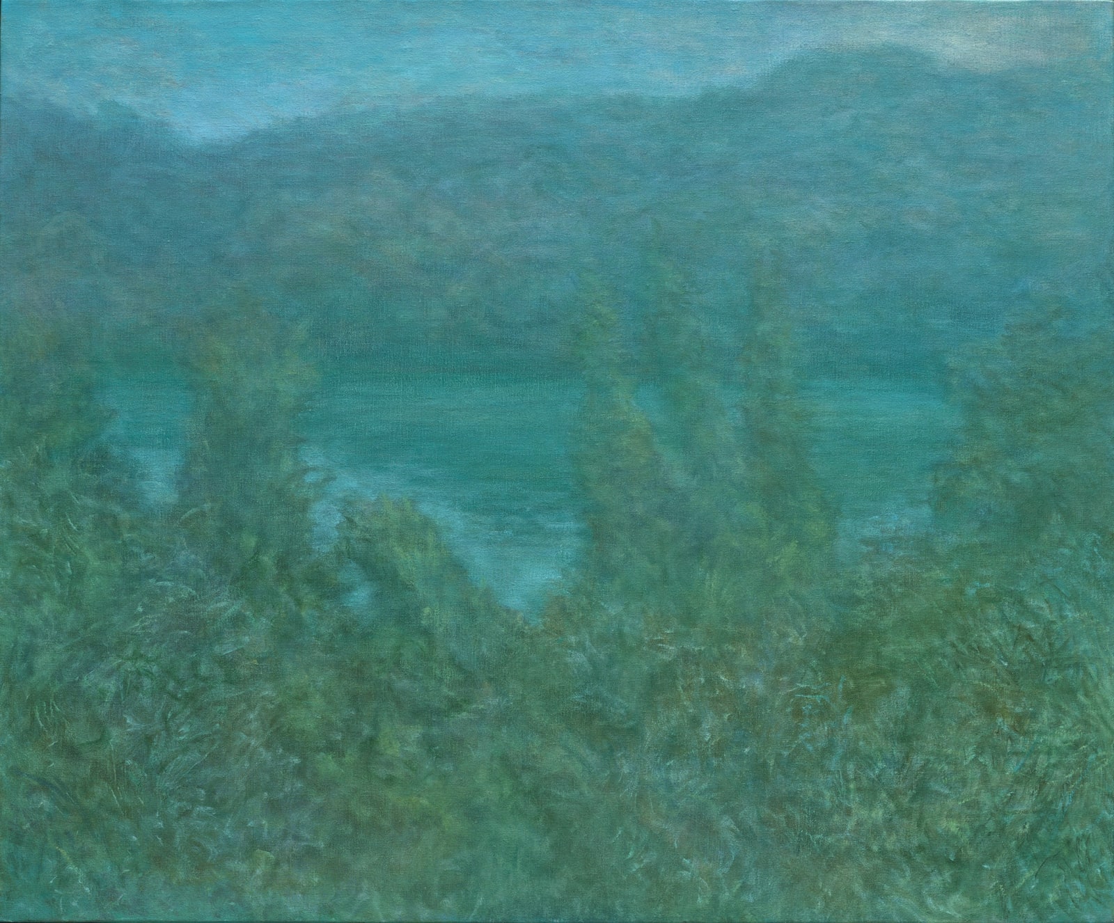 林煒翔, 《清晨的寶山水庫 》Baoshan Reservoir in The Early Morning, 2022
