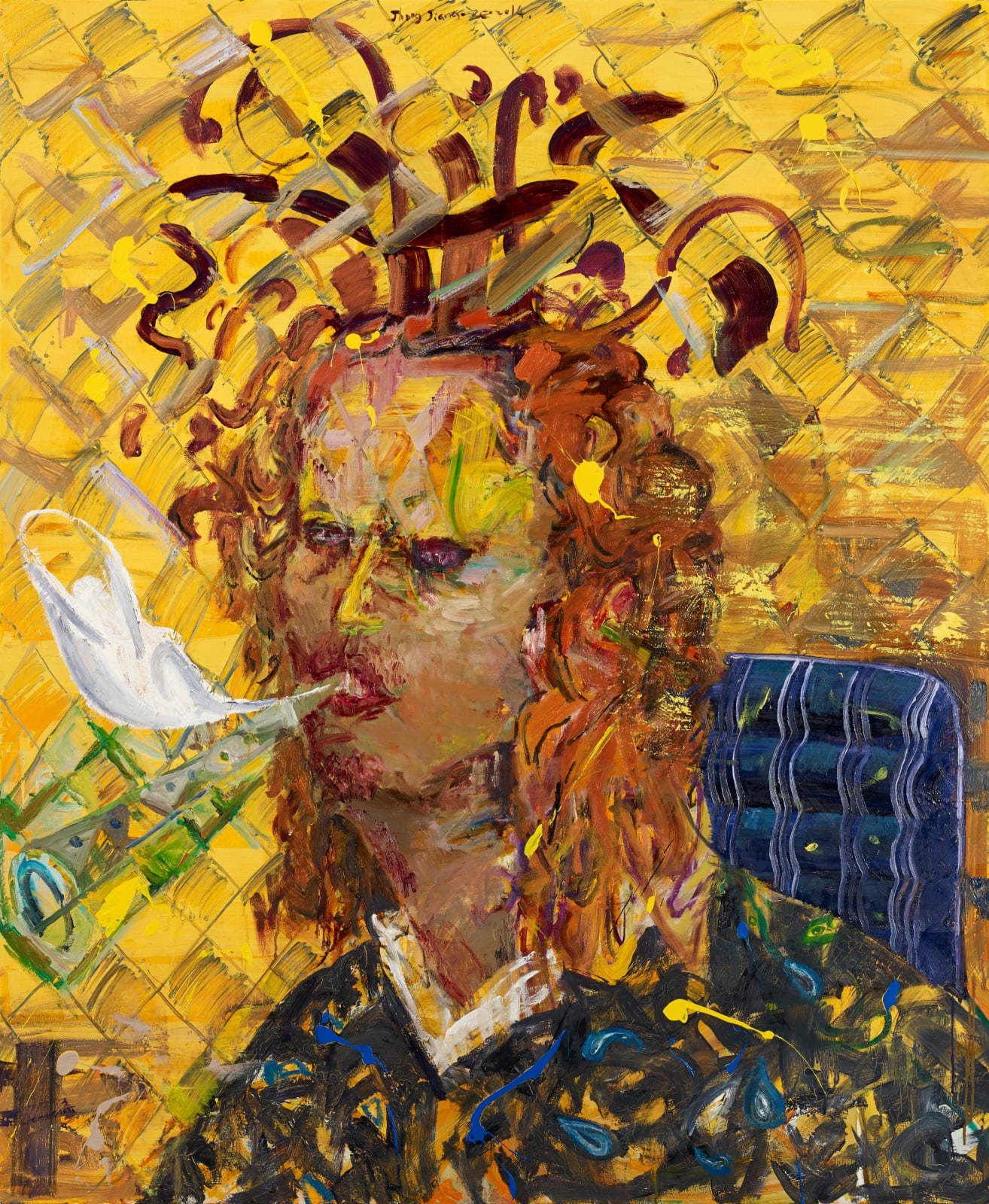 鍾江澤 , 《我的繆思2(自畫像)》 My Muses 2 (Self-portrait), 2014