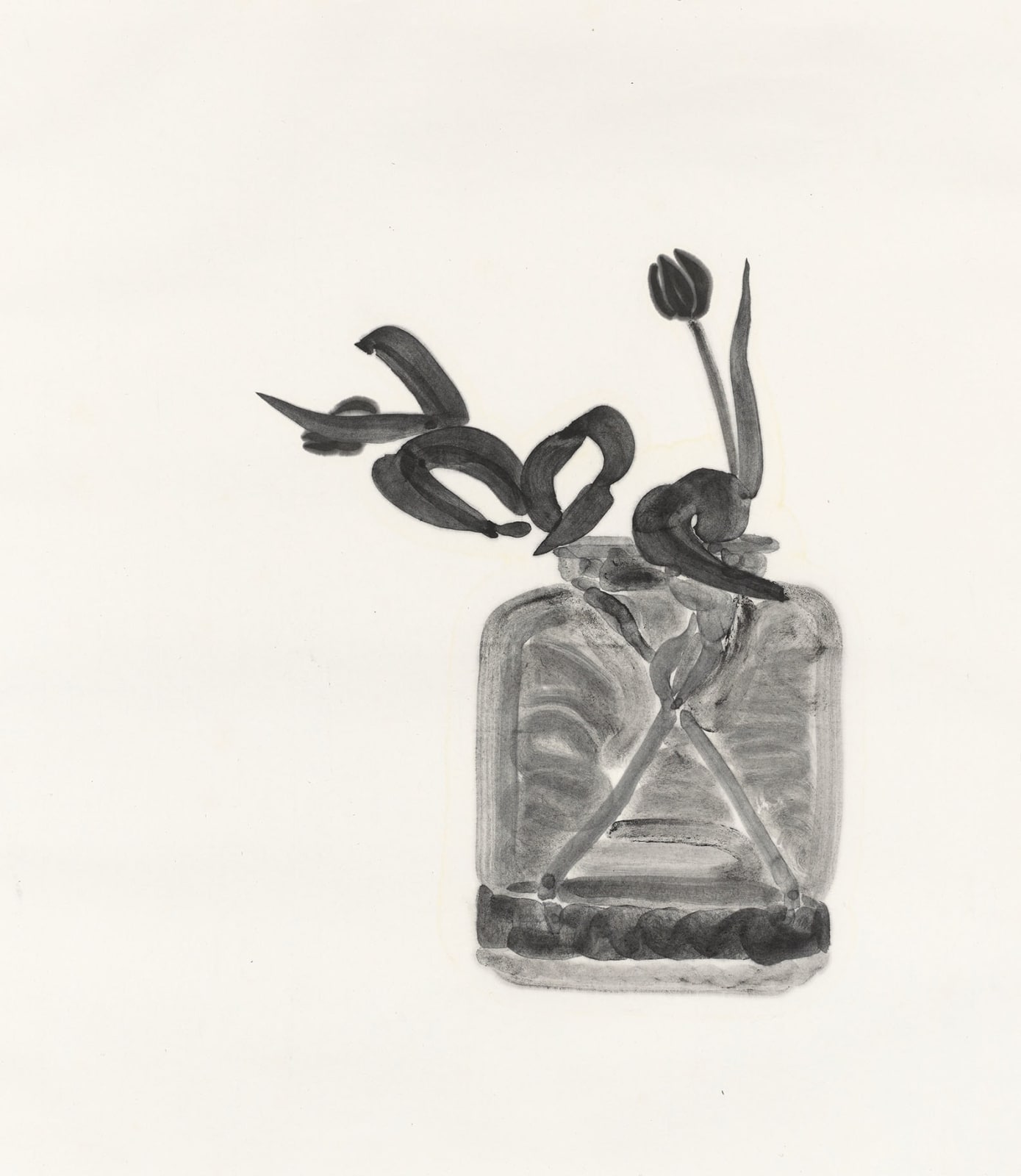 楊寓寧, 《隔夜的鬱金》 Tulips Left Overnight, 2023