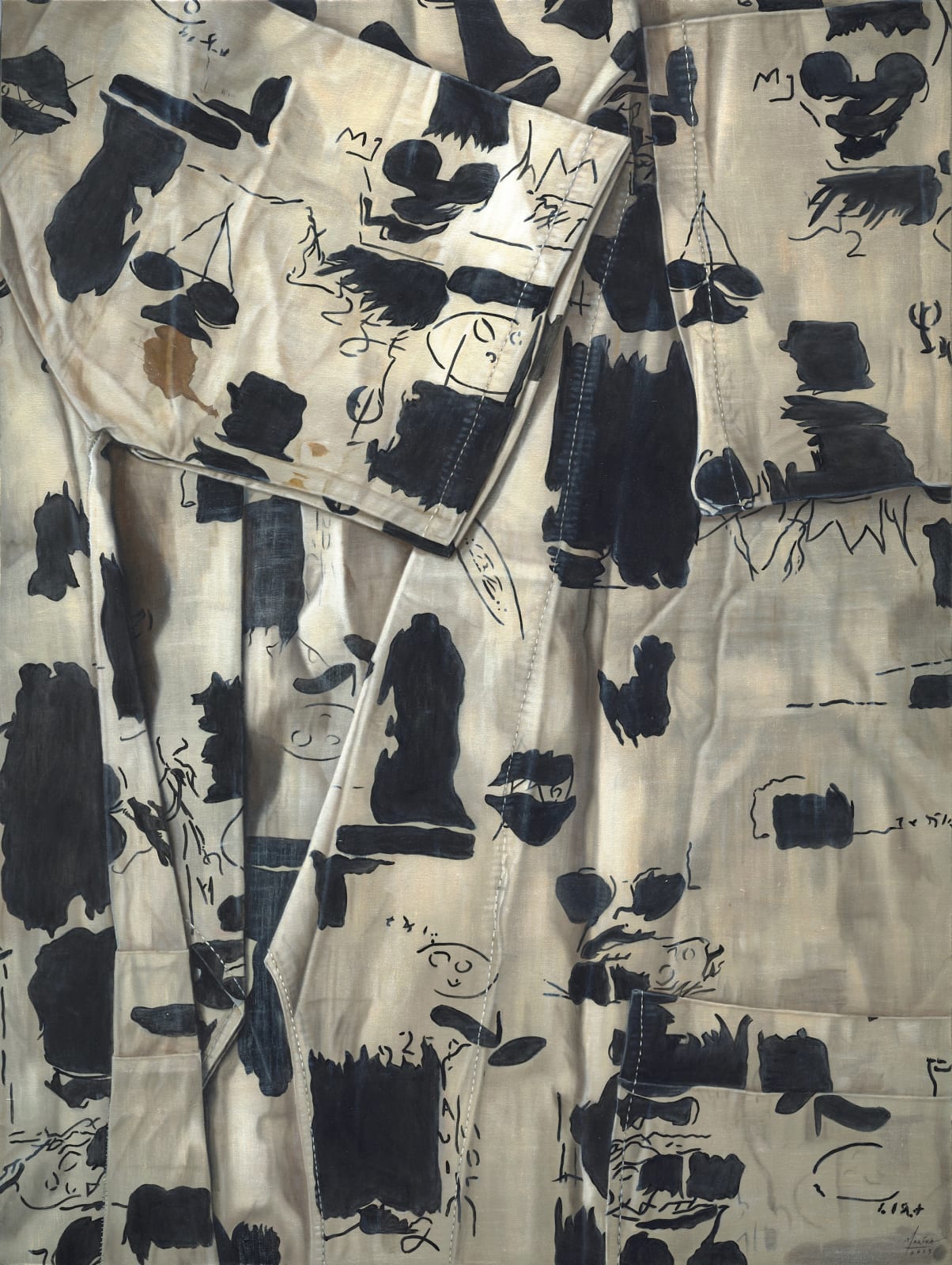 瑪莉娜．克魯斯, 《筆觸粗獷的抽象派上衣 》Abstract Top with Broad Brushstrokes, 2023