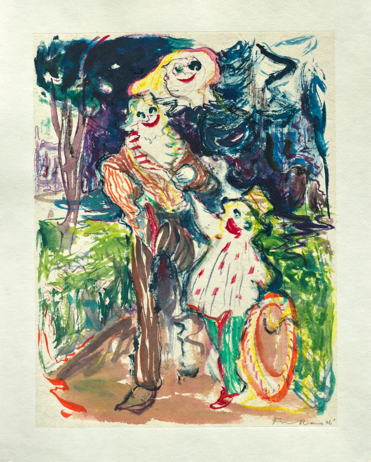 傅饒, 《三個小丑》Three Clowns, 2022