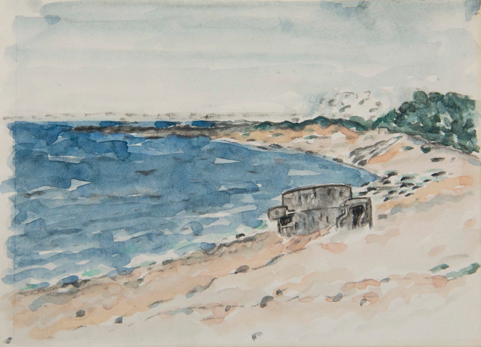 林銓居, 《沙灘上的碉堡》 A Pillbox on the Beach, 2018