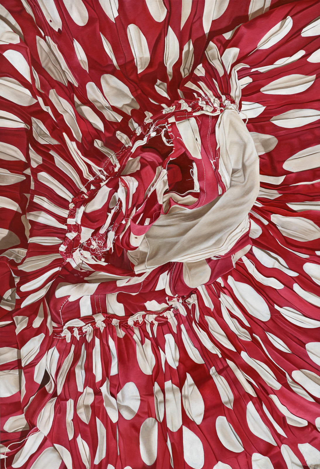 瑪莉娜．克魯斯, 《白領口花園》 Flower Garden with White Collar, 2016