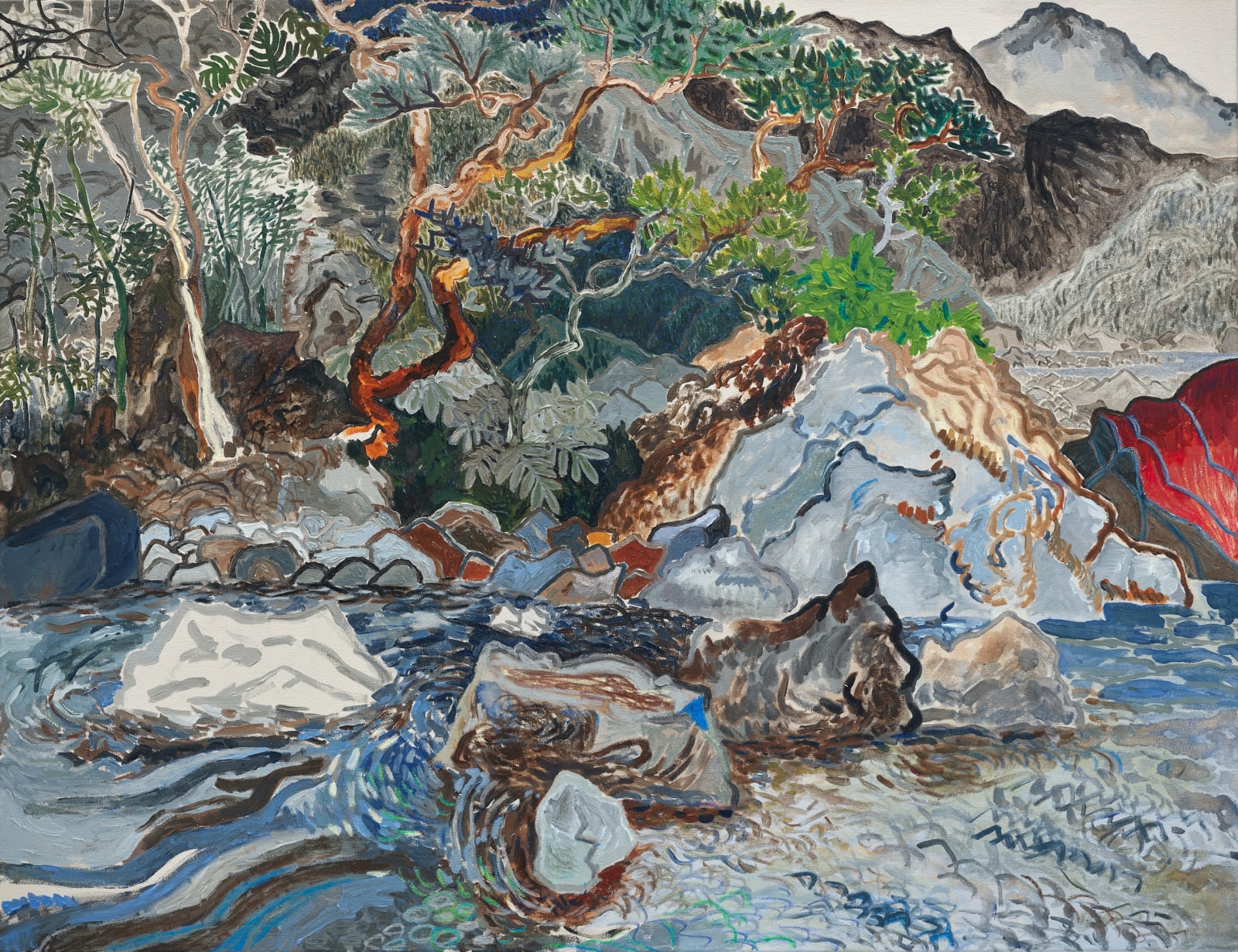 王翔, 《白石II》 White Rock II, 2024