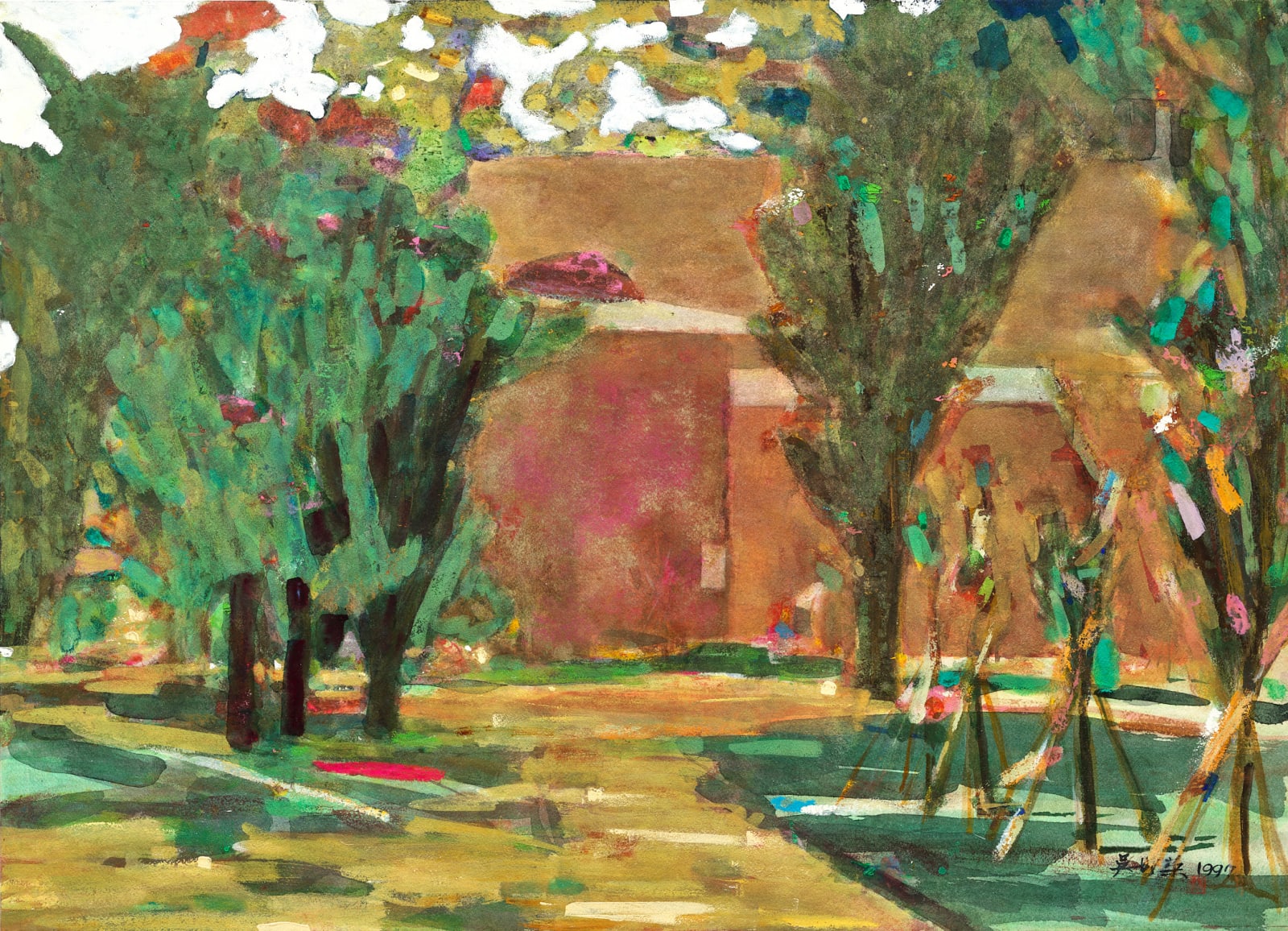 吳增榮, 《錢思亮紀念館南側》 South Side of Shih-Liang Chien Lecture Hall, 1997