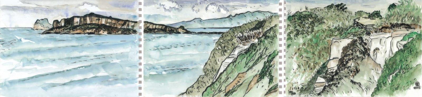 林銓居, 《野柳岬遠眺》, 2013