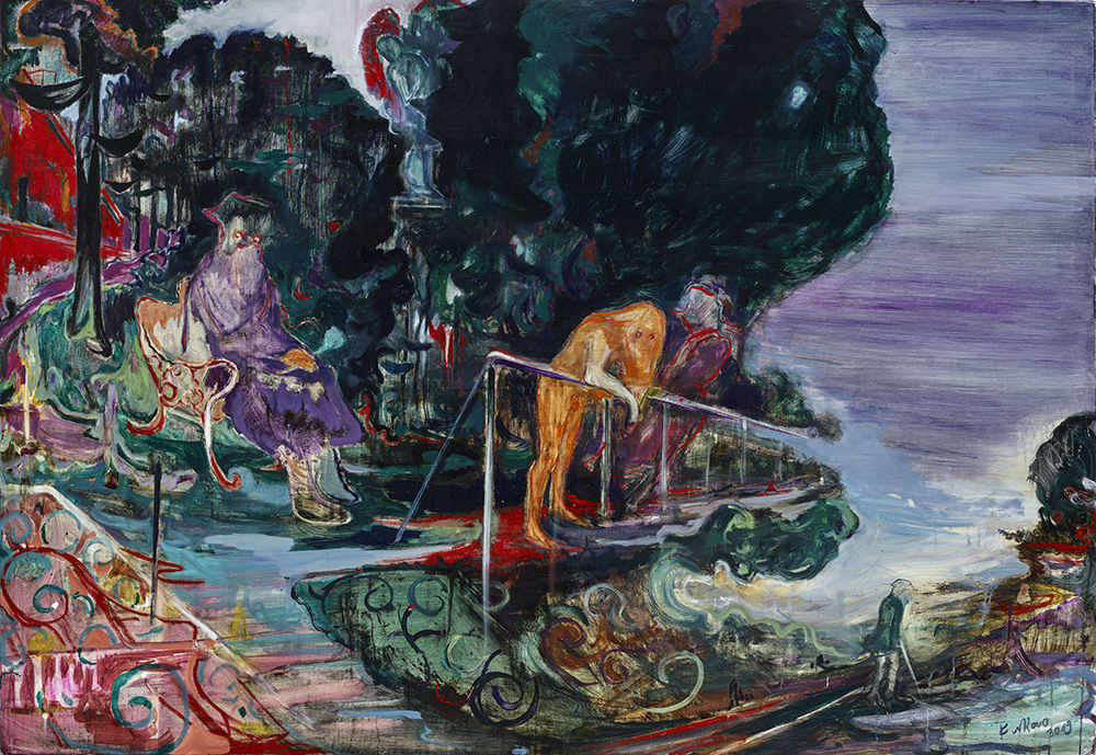 傅饒 , 《易北河畔的邂逅》 An Encounter by River Elbe, 2019