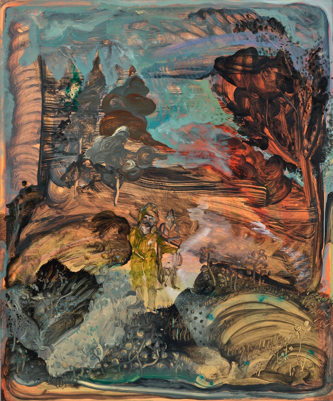 黨若洪, 《森林（夢境）作業員》Sanitation Workers in a Forest (Dream), 2021