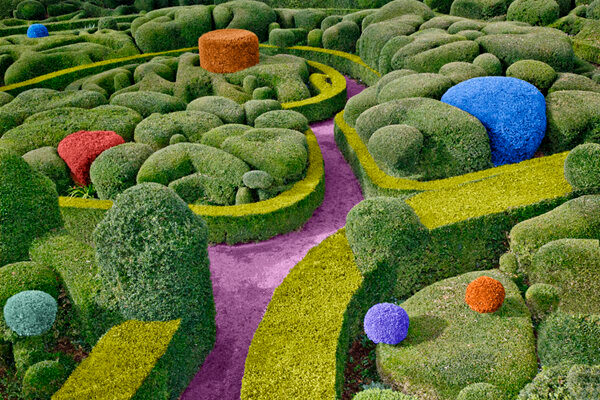 Marco Walker, Topiary Maze, 2018