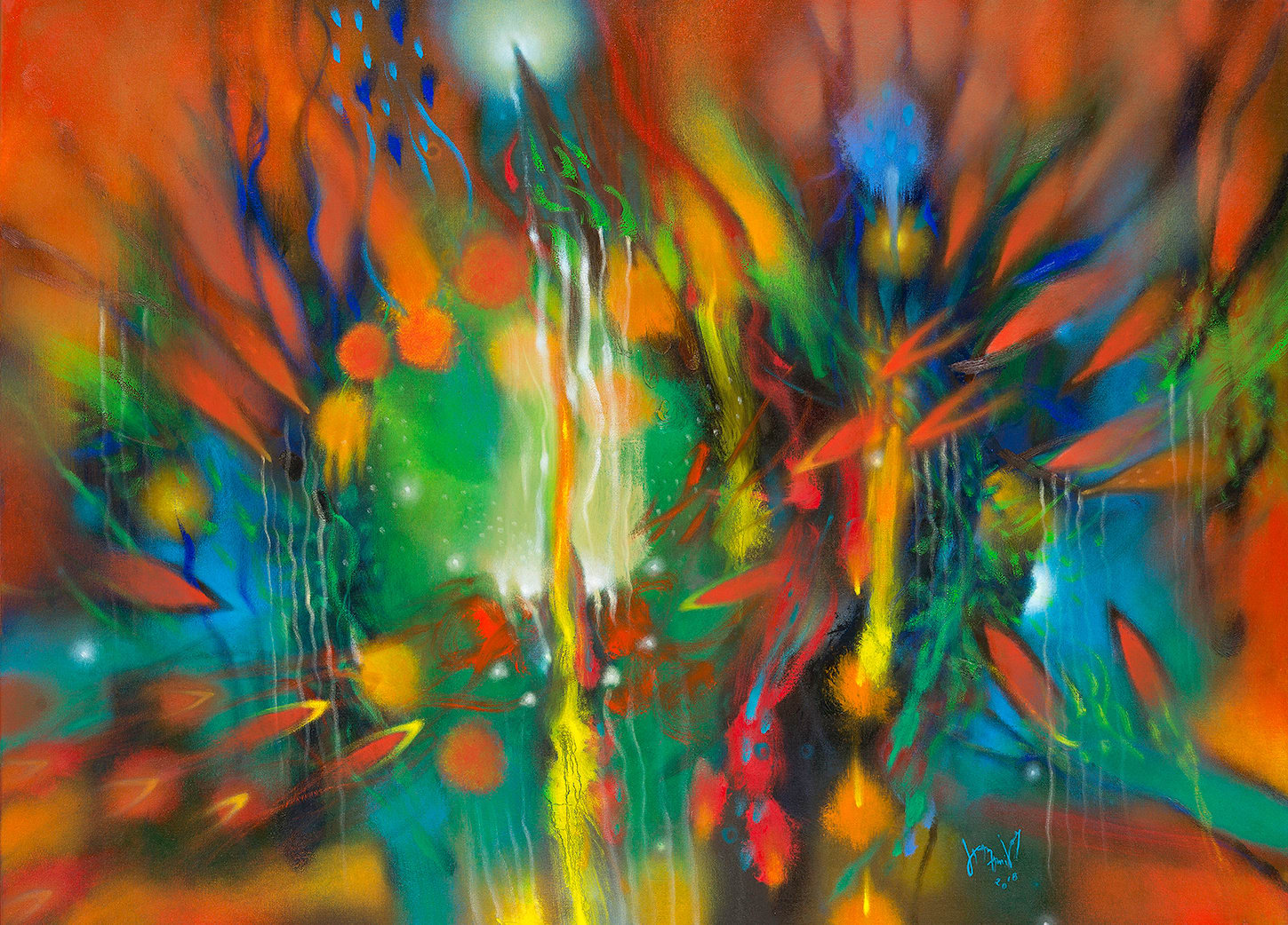 Carlos Jacanamijoy, Ténues Confluencias, 2018