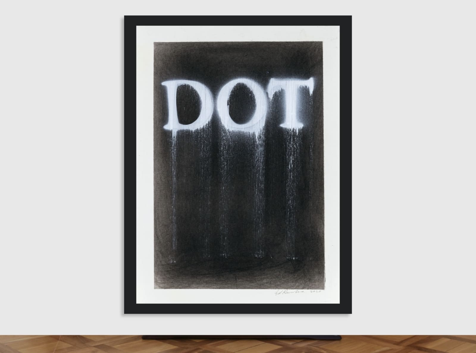 Ed Ruscha, Dot (#4), 2020