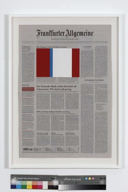 Marine Hugonnier Art For Modern Architecture FA (Homage to Ellsworth Kelly), 2008