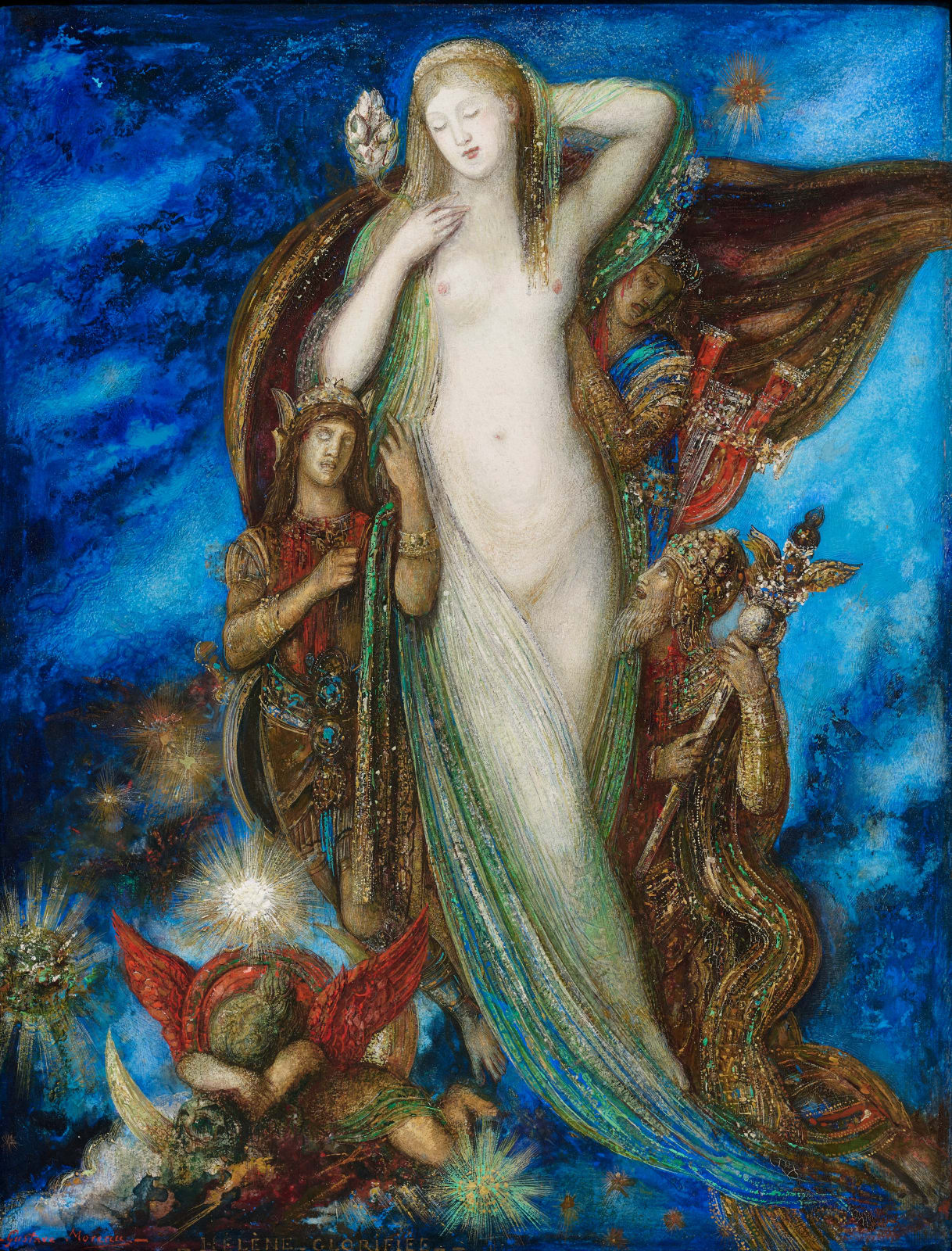 Gustave Moreau, Helene Glorified, 1896
