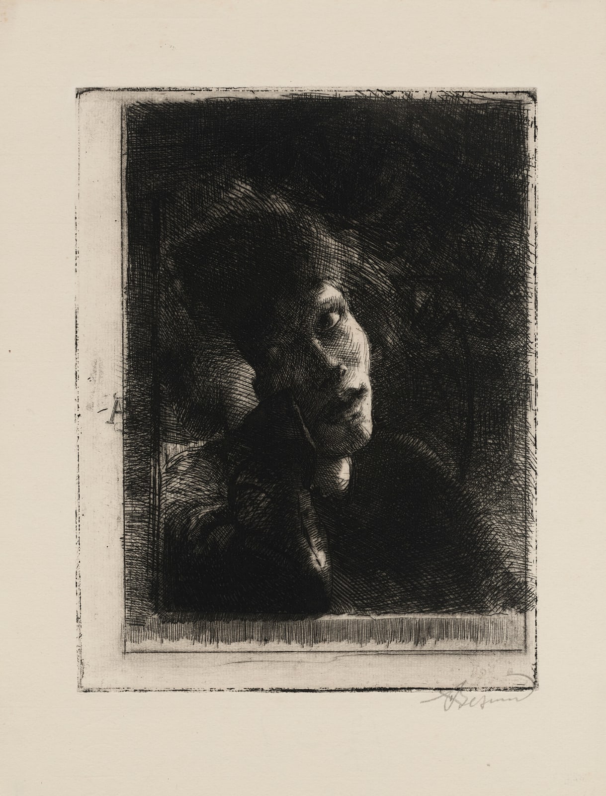Albert Besnard (1849-1934), The Leaning Muse (La Muse Accoudée), 1884