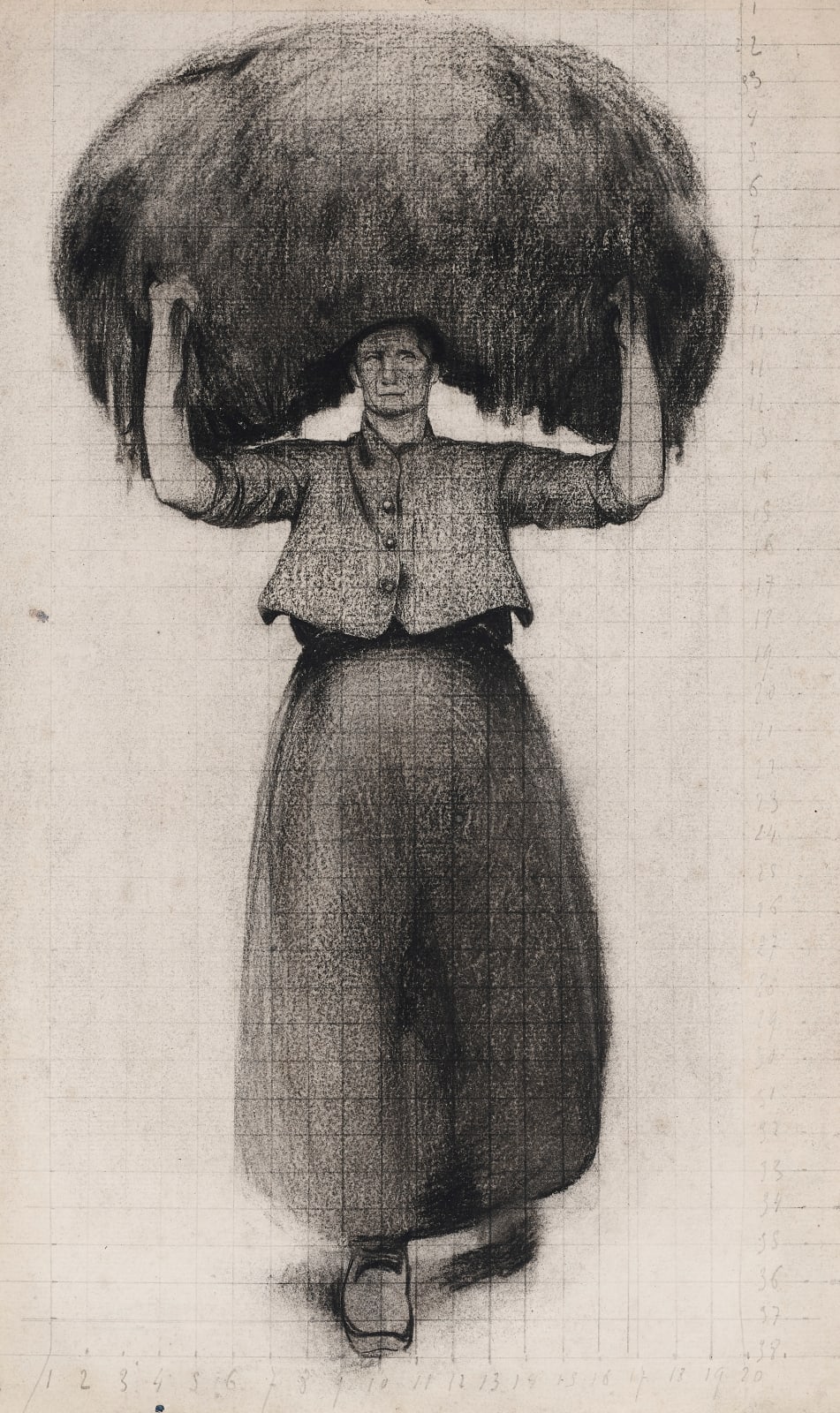 Firmin Baes (1874-1943), Study for