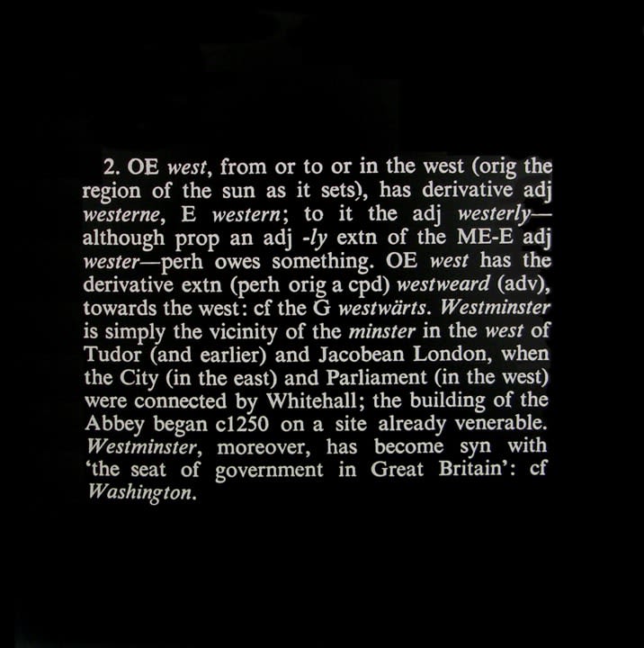 Joseph Kosuth Titled (Art as Idea as Idea) [Ety.] (west) , 1968