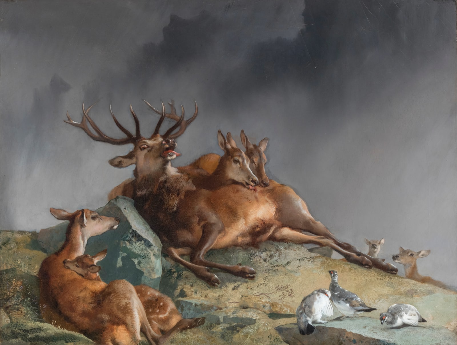 Sir Edwin Landseer (1802-1873), The Highland Nurses, 1856