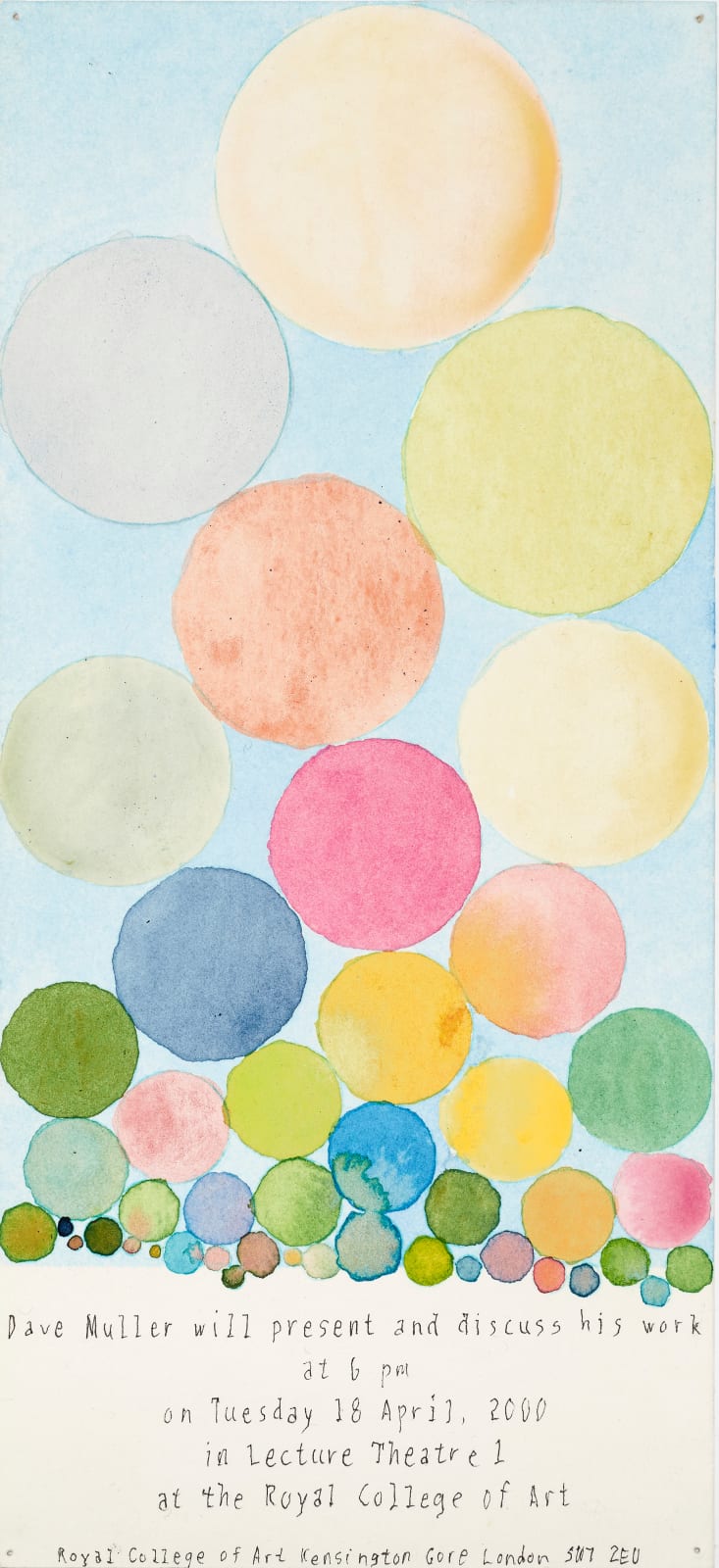 Dave Muller, watercolor