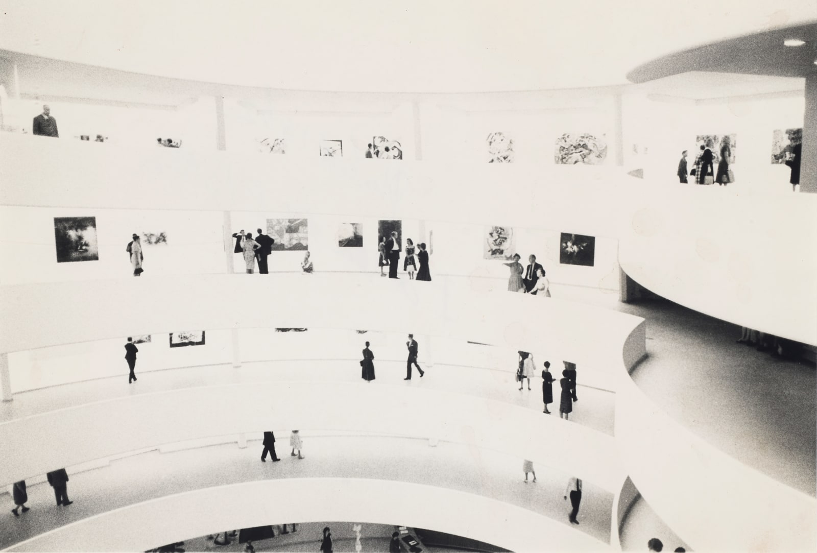 Ed van der Elsken (1925-1990) Guggenheim Museum, New York, 1961 Vintage silver gelatin print
