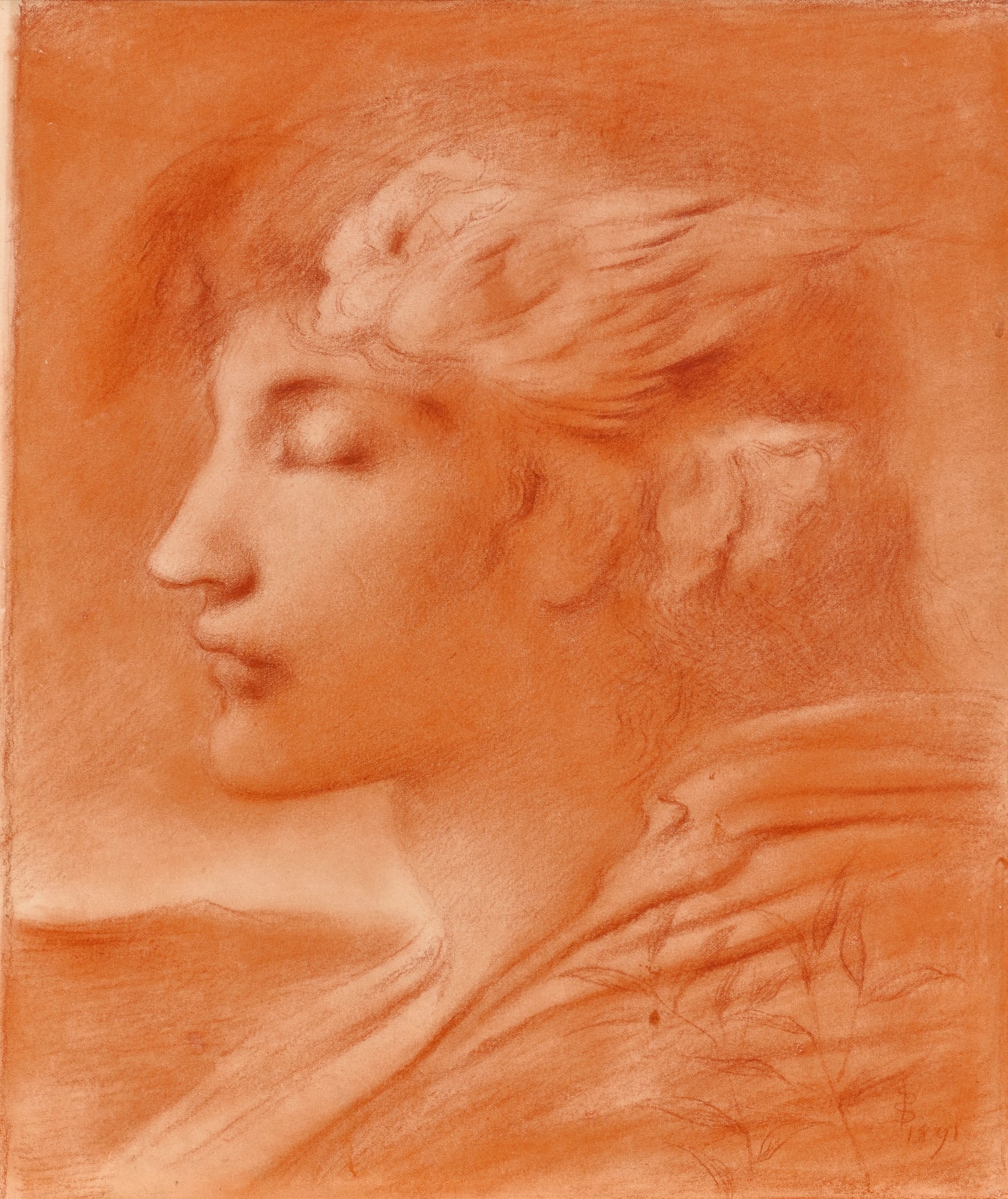 Simeon Solomon (1840-1905) Sleep, 1891