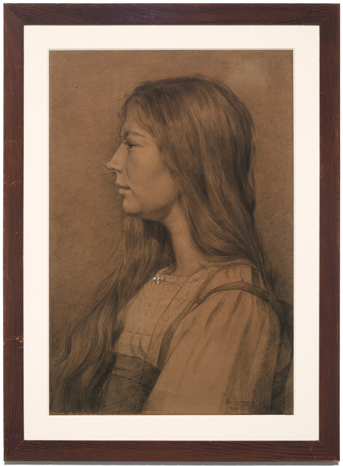 Chris Beekman (1887-1964) Young Woman in Profile, 1906