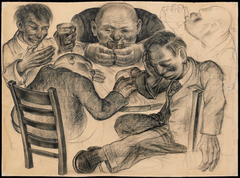 Aart van Breda (1913-1972), The Drinkers, circa 1942