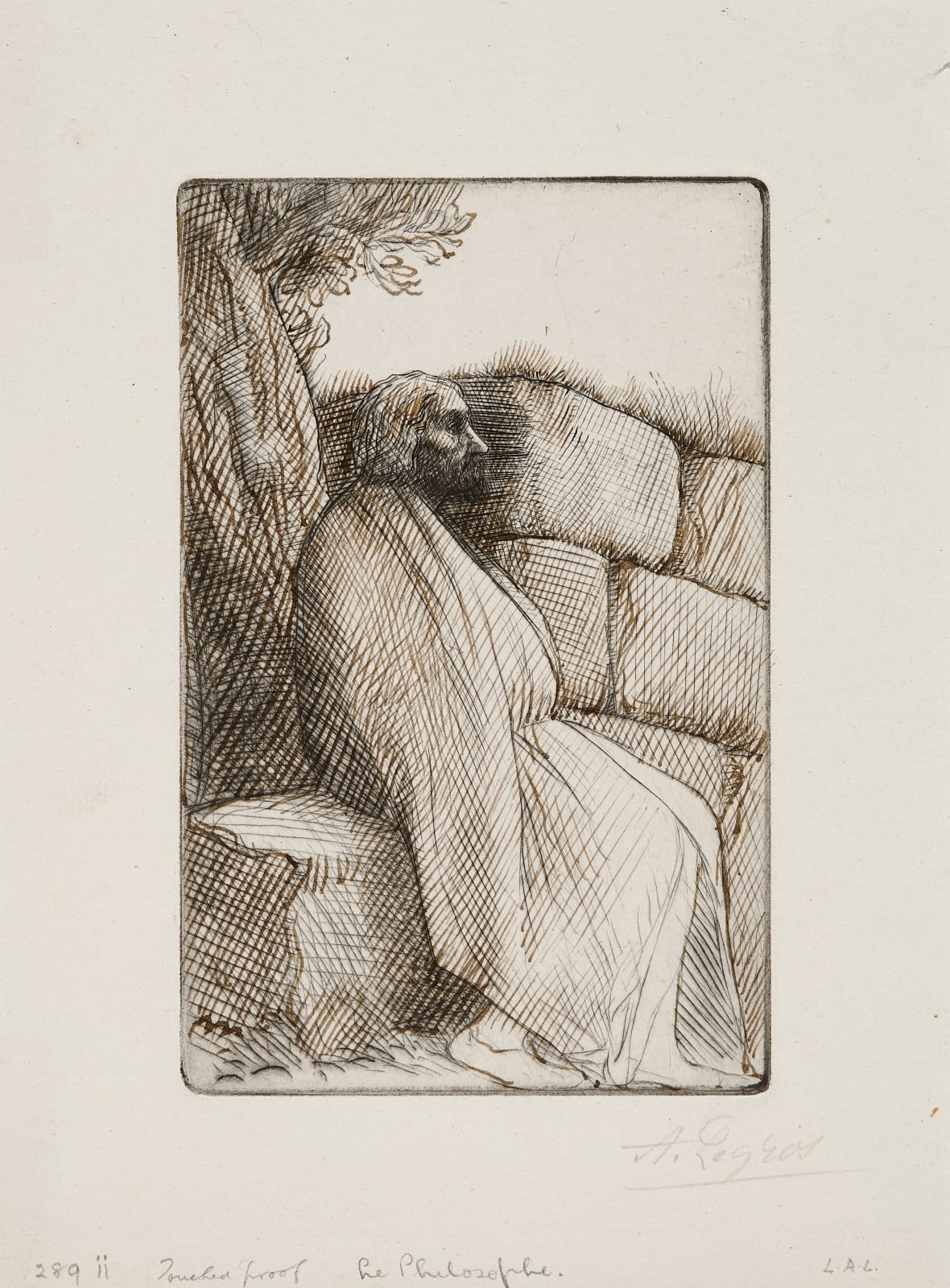 Alphonse Legros (1837-1911), The Philosopher (Le Philosophe)