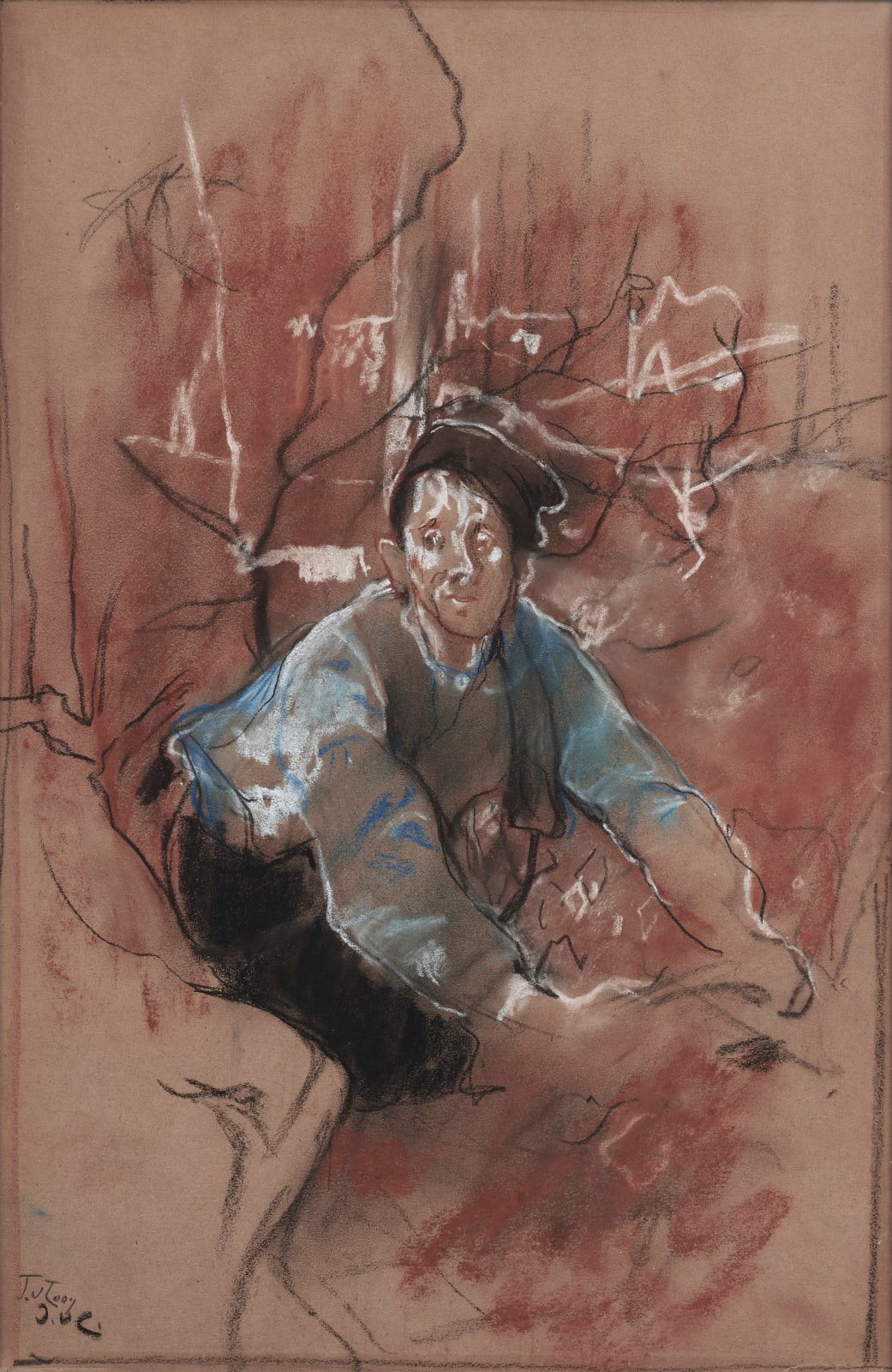 Jacobus van Looy (1855-1930) The Gardener (Hein de Ruijer), c. 1900