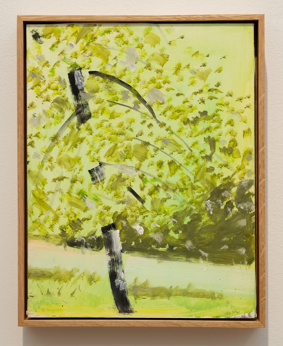 Alex Katz Study for Tree 1 and 2 (2); Study for Tree 1 and 2 (3), 2023