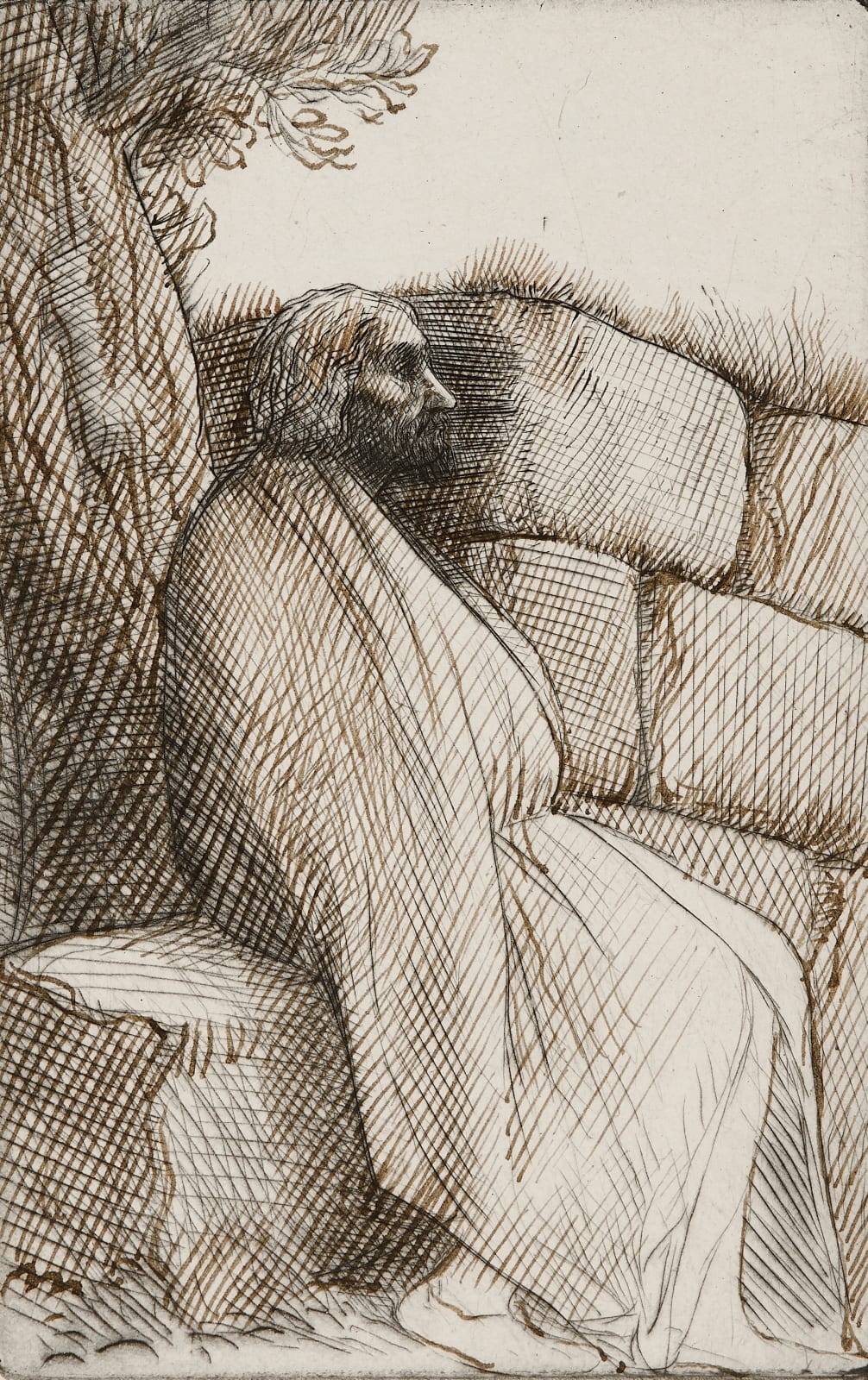 Alphonse Legros (1837-1911), The Philosopher (Le Philosophe)