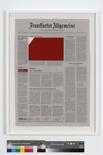 Marine Hugonnier Art For Modern Architecture FA (Homage to Ellsworth Kelly), 2008