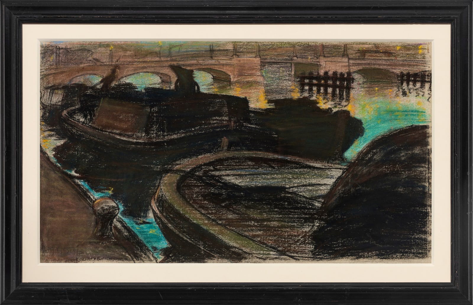 Leo Gestel (1881-1941) The New Amstelbridge, c. 1905