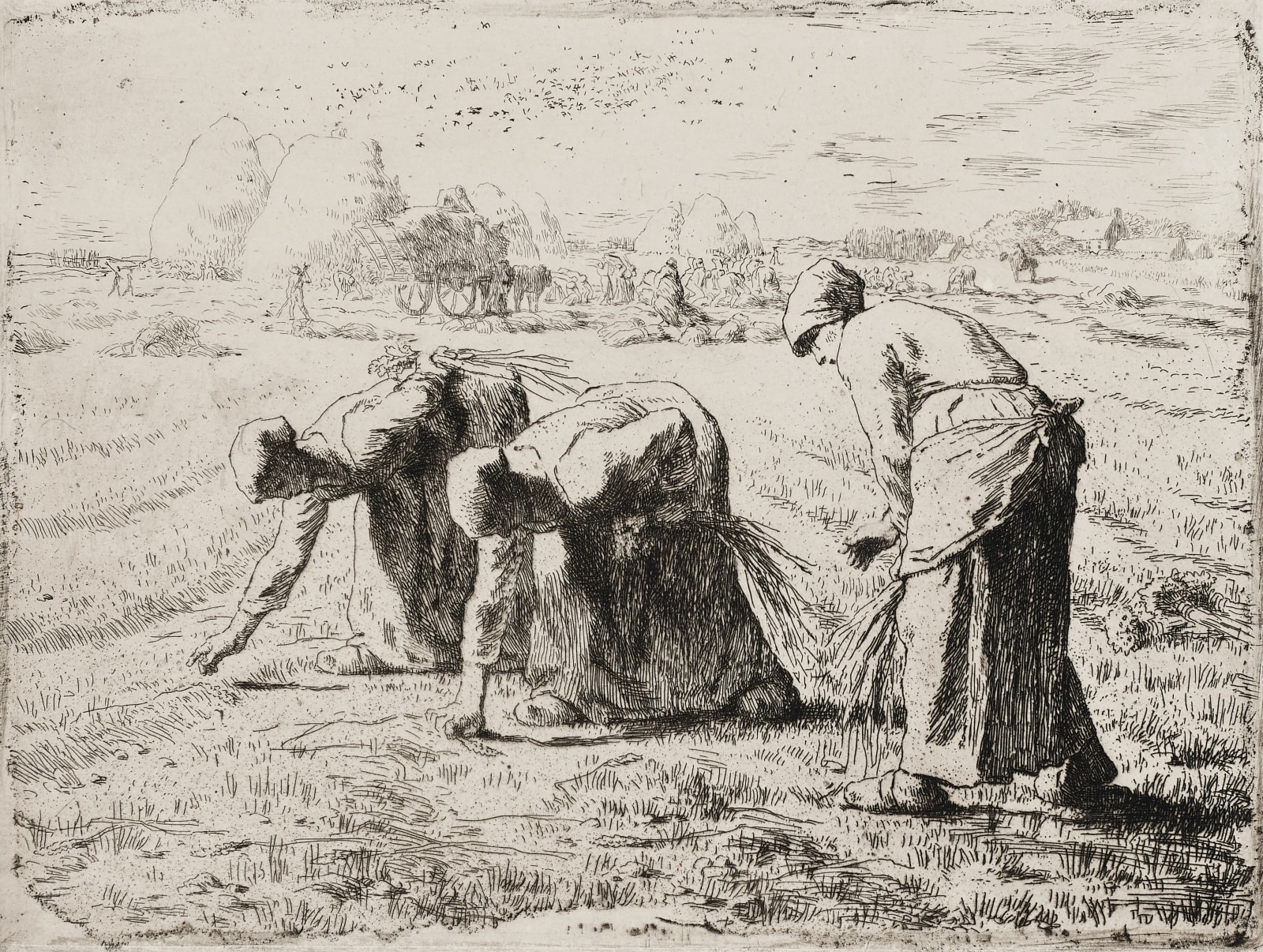 Jean-François Millet (1814-1875), The Gleaners (Les Glaneuses), 1855