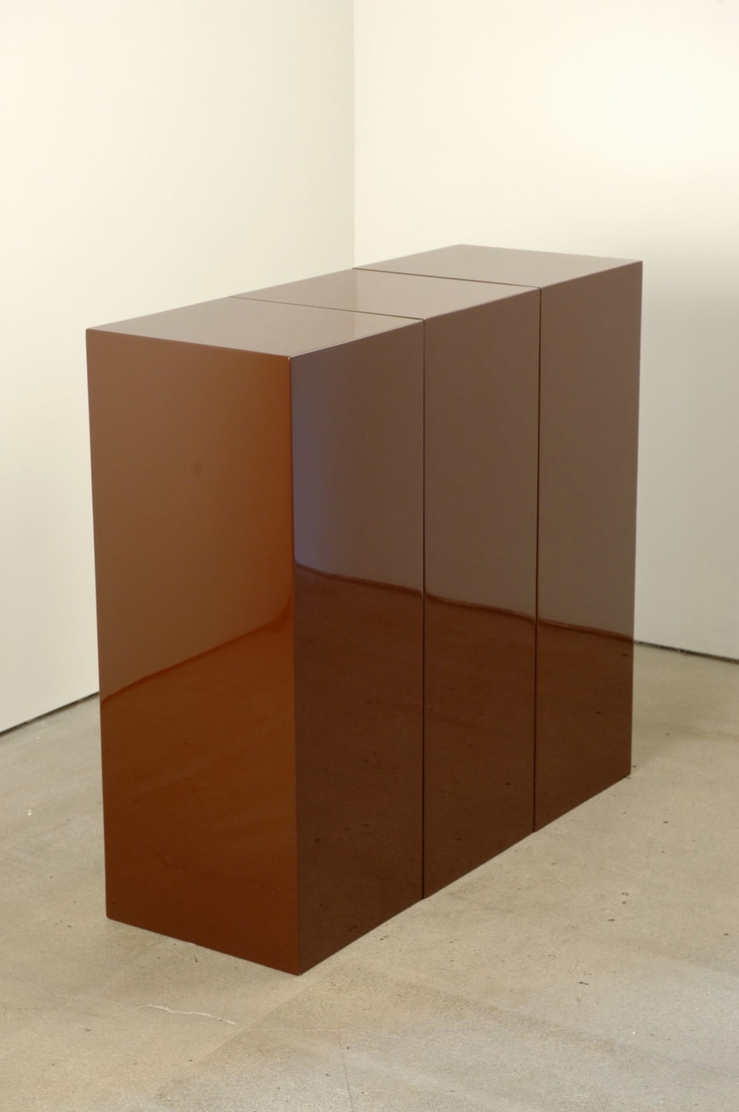 John McCracken (1934-2011), Brown Block in Three Parts, 1966