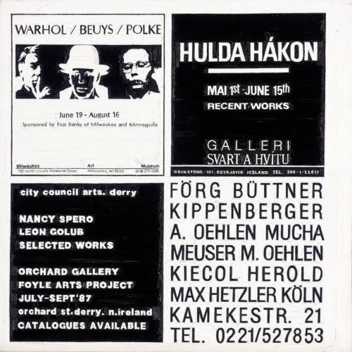 Simon Linke, Warhol, Beuys, Polke, 1988