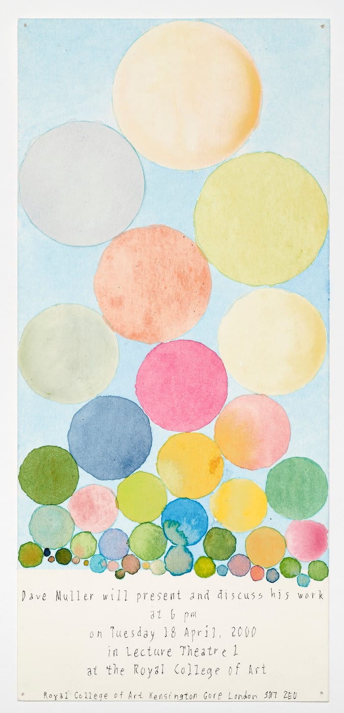 Dave Muller, watercolor