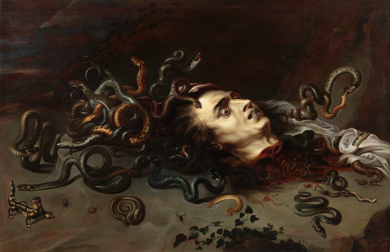 Studios of Peter Paul Rubens (1577–1640) & Frans Snyders (1579–1657), The Head of Medusa, circa 1617-18