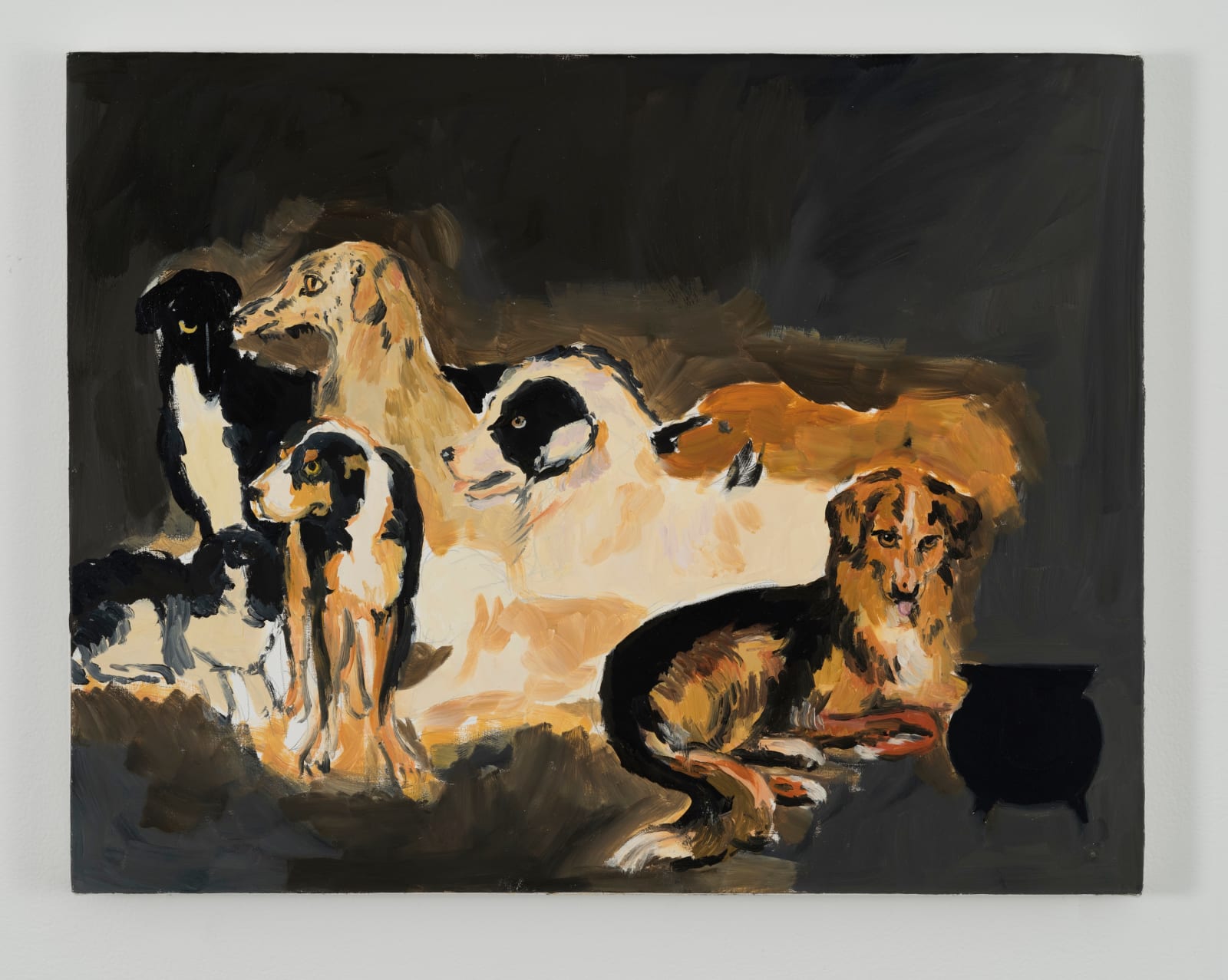 Karen Kilimnik, the witche's familiars in the woods, 2010